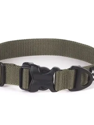 Poslední Šance Obojek pro psy Mountain Paws extra velký, olivový