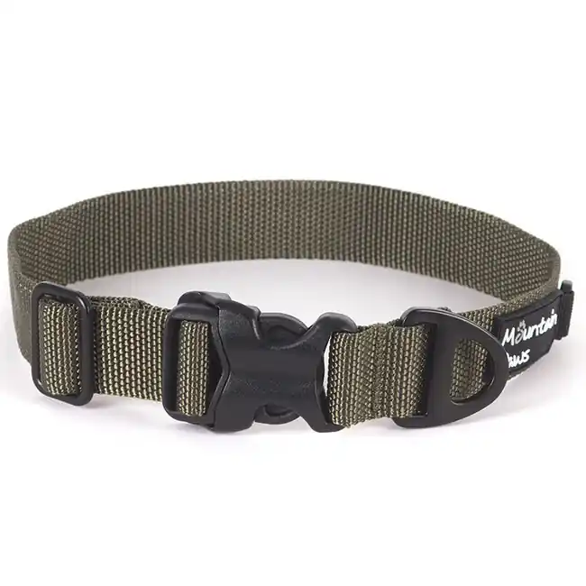 Poslední Šance Obojek pro psy Mountain Paws extra velký, olivový