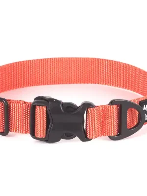 Sezónní Sleva Obojek pro psy Mountain Paws střední, oranžový