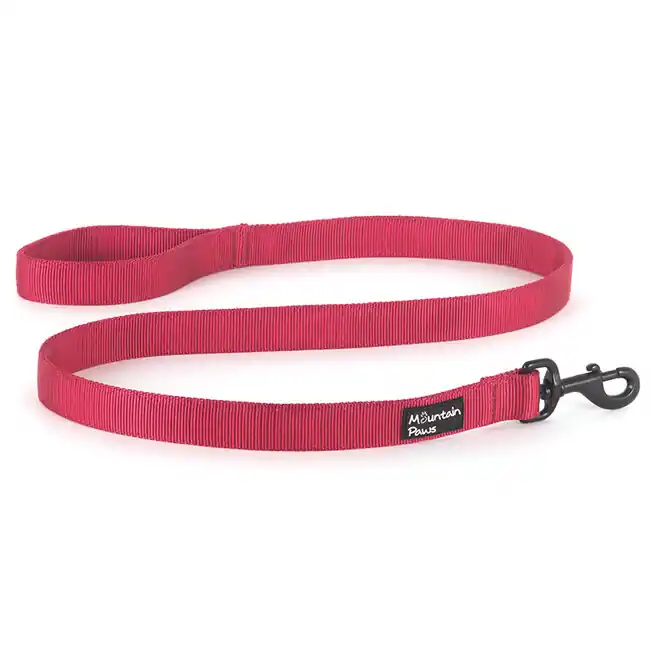 Aktuální Vodítko pro psy Mountain Paws, červené