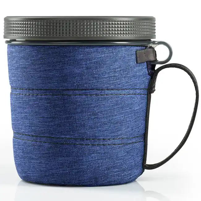 Cenová Bomba GSI Outdoors Velký hrnek na cereálie s polstrovaným víčkem a šroubovacím uzávěrem Fairshare Mug 2 950 ml, modrý