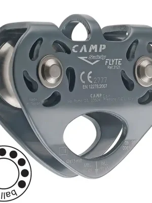 CAMP Dvojitá tandemová kladka s kuličkovým ložiskem Flyte Autentický