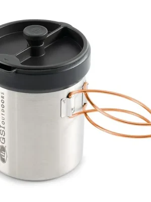 Autentický GSI Outdoors French Press Glacier Personal Javapress 711 ml