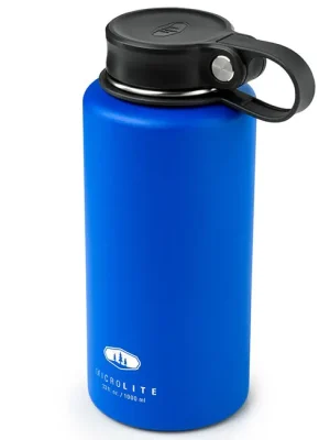 Termo láhev GSI Outdoors Microlite 1000 Twist 1 l, modrá Zlevněný