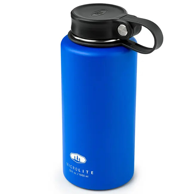 Termo láhev GSI Outdoors Microlite 1000 Twist 1 l, modrá Zlevněný
