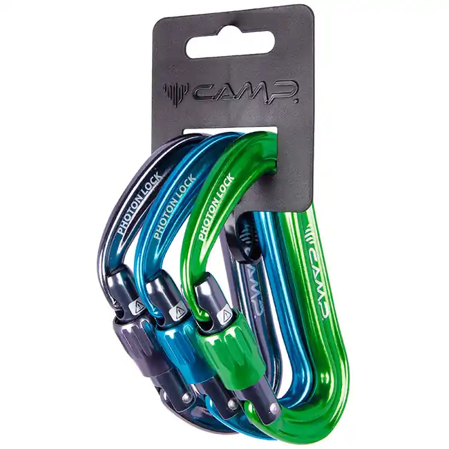 Expresní Doručení Sada karabin CAMP se zámkem Photon Lock 3 Pack