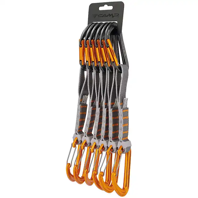 Sezónní Sleva CAMP Professional Mixing Express Set s karabinami Photon Mixed Express KS 6 Pack 18 cm