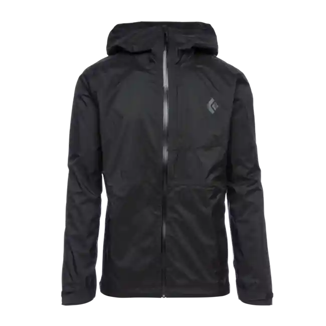 Víkendová Akce Black Diamond Pánská nepromokavá bunda Treeline Rain Shell, černá