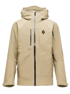 Aktuální Pánská lyžařská bunda Black Diamond Recon Stretch Pro Shell, khaki