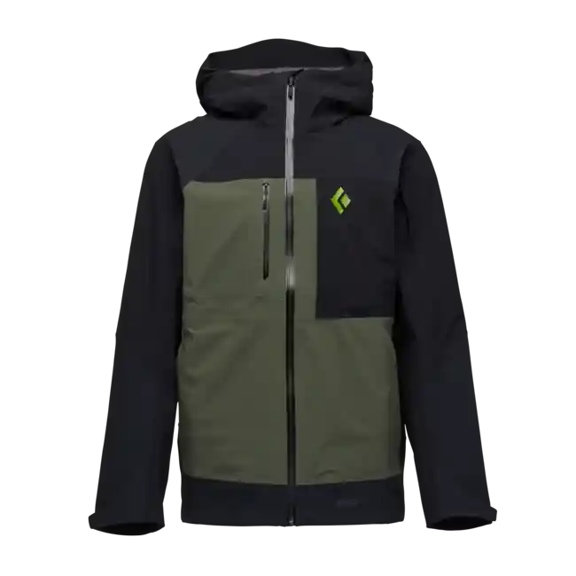 Dokud Zásoby Vydrží Pánská lyžařská bunda Black Diamond Recon Stretch Pro Shell, černá-tundra