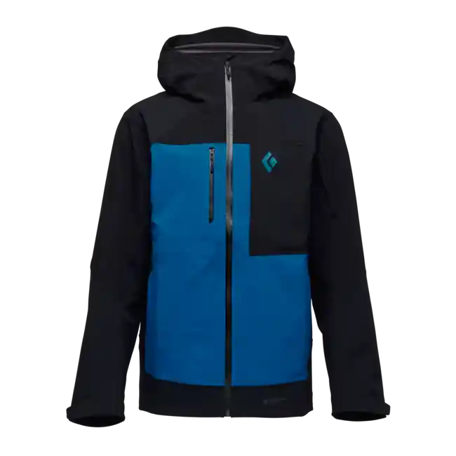 Pánská lyžařská bunda Black Diamond Recon Stretch Pro Shell, black-kingfisher Cenový Hit