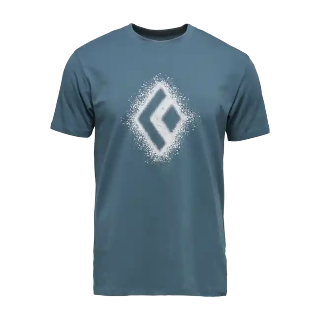 Horká Nabídka Black Diamond Pánské tričko s krátkým rukávem Chalked Up 2.0, creek blue
