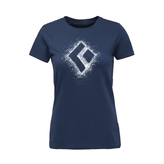 Expresní Doručení Black Diamond Dámské tričko s krátkým rukávem Chalked Up 2.0, indigo