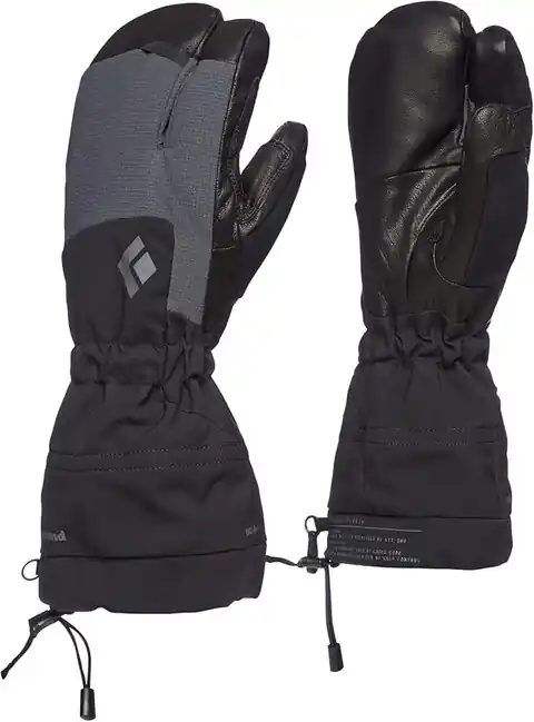 Must-Have Lezecké rukavice Black Diamond Soloist Finger, černé