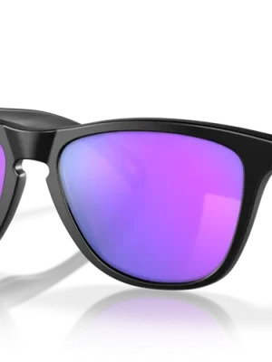 Oakley Sluneční brýle FROGSKINS s rámem Matte Black a s diapozitivy Prizm Violet 55 Zlevněný