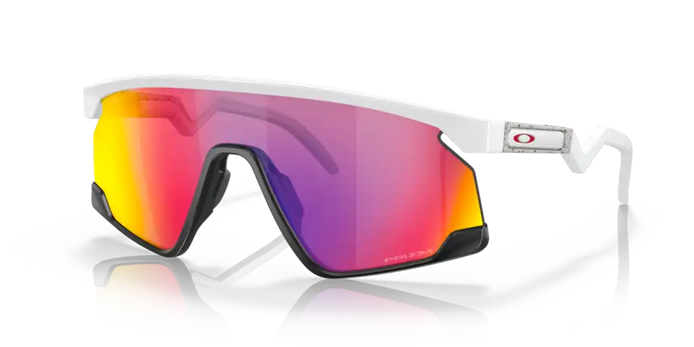 Oakley Sluneční brýle BXTR s rámem Matte White a s diapozitivy Prizm Road 39 Vysoce Kvalitní