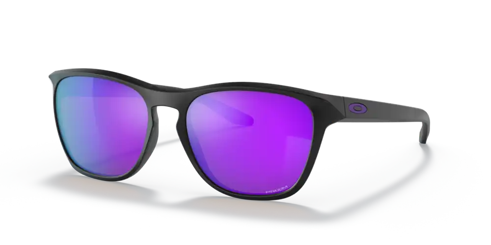 Akční Nabídka Oakley Sluneční brýle MANORBURN s rámem Matte Black a s diapozitivy Prizm Violet 56