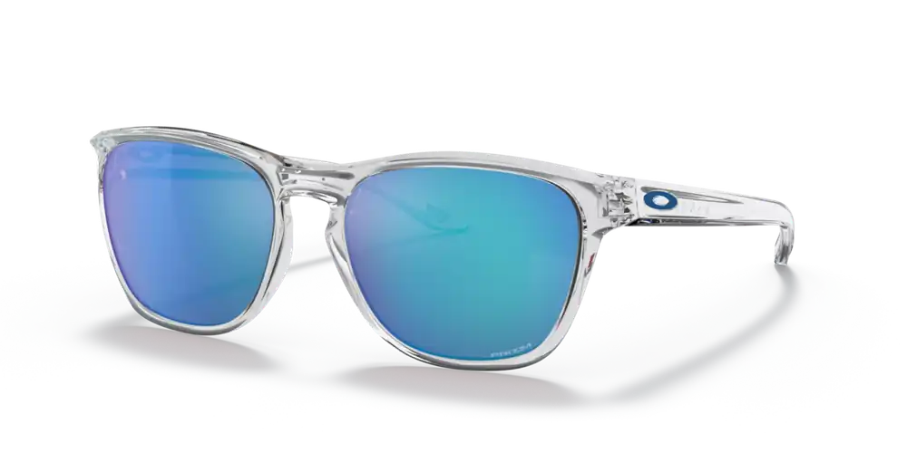 Nízká Cena Oakley Sluneční brýle MANORBURN s rámem Polished Clear a s diapozitivy Prizm Sapphire 56