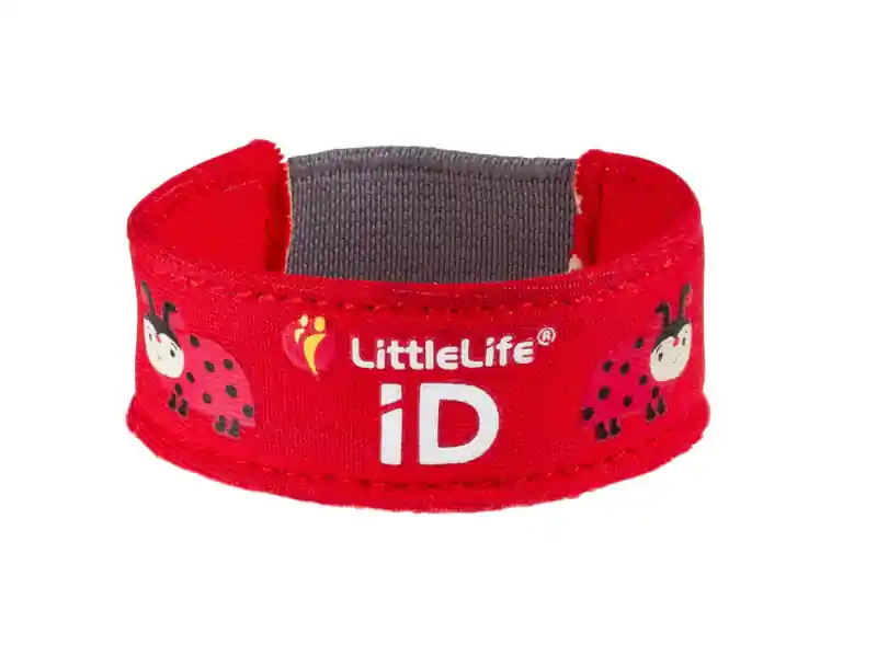 Dokud Zásoby Vydrží LittleLife Safety iD Strap Ladybird - identifikační náramek pro děti