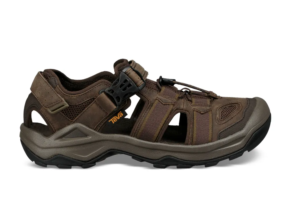 Bezpečná Platba Teva Omnium 2 Leather, Turkish Coffee - pánské sandály