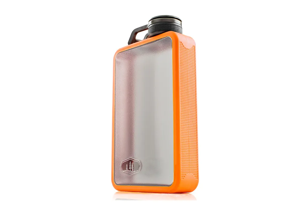 GSI Outdoors Boulder Flask 295ml průhledná placatka Značkový