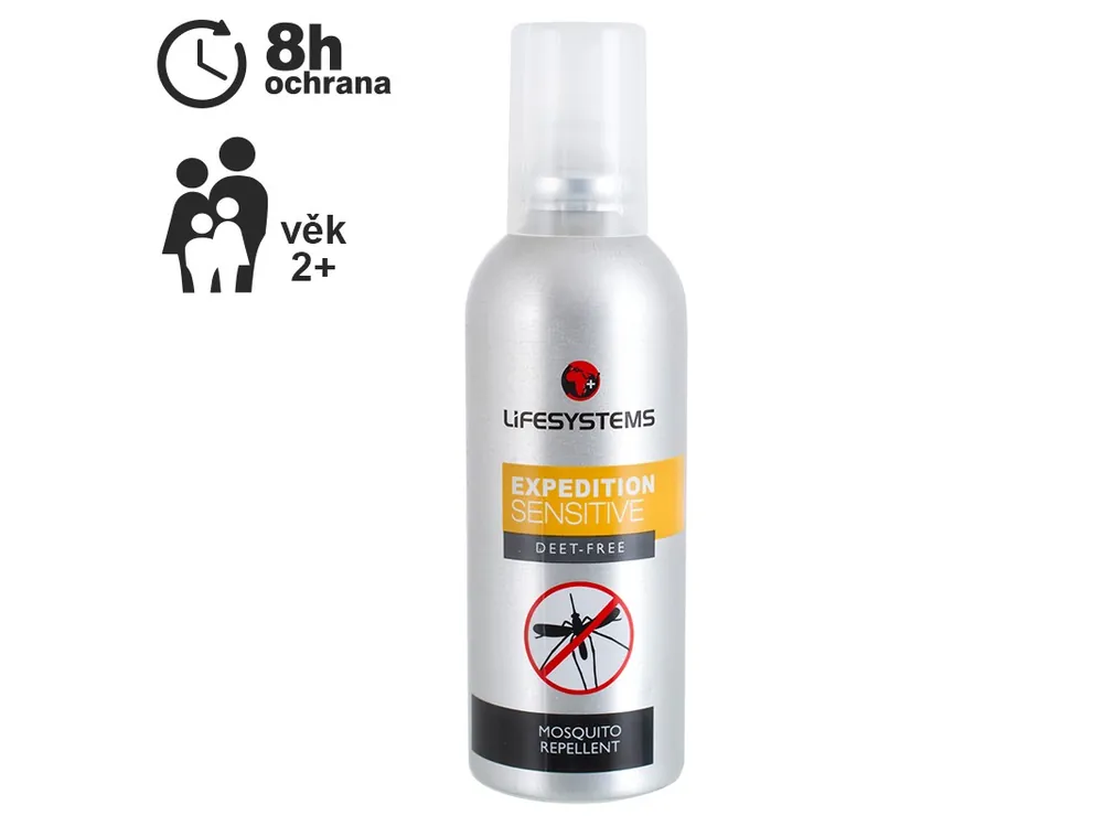 LifeSystems Expedition Sensitive 100 ml repelent Zlevněný