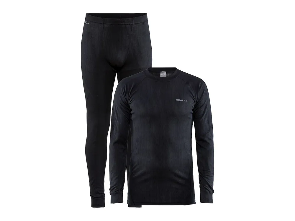 Nakupujte Hned Craft CORE Dry Baselayer Set M, black - pánský funkční set