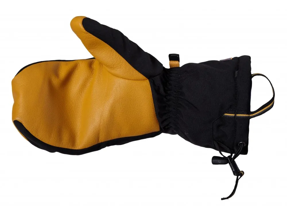 Nejlepší Volba Warmpeace Mittens Teddy black/brown zateplené palčáky
