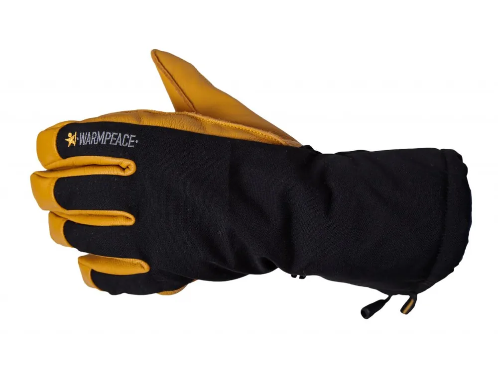 Horká Nabídka Warmpeace Grym black/brown zateplené kožené rukavice