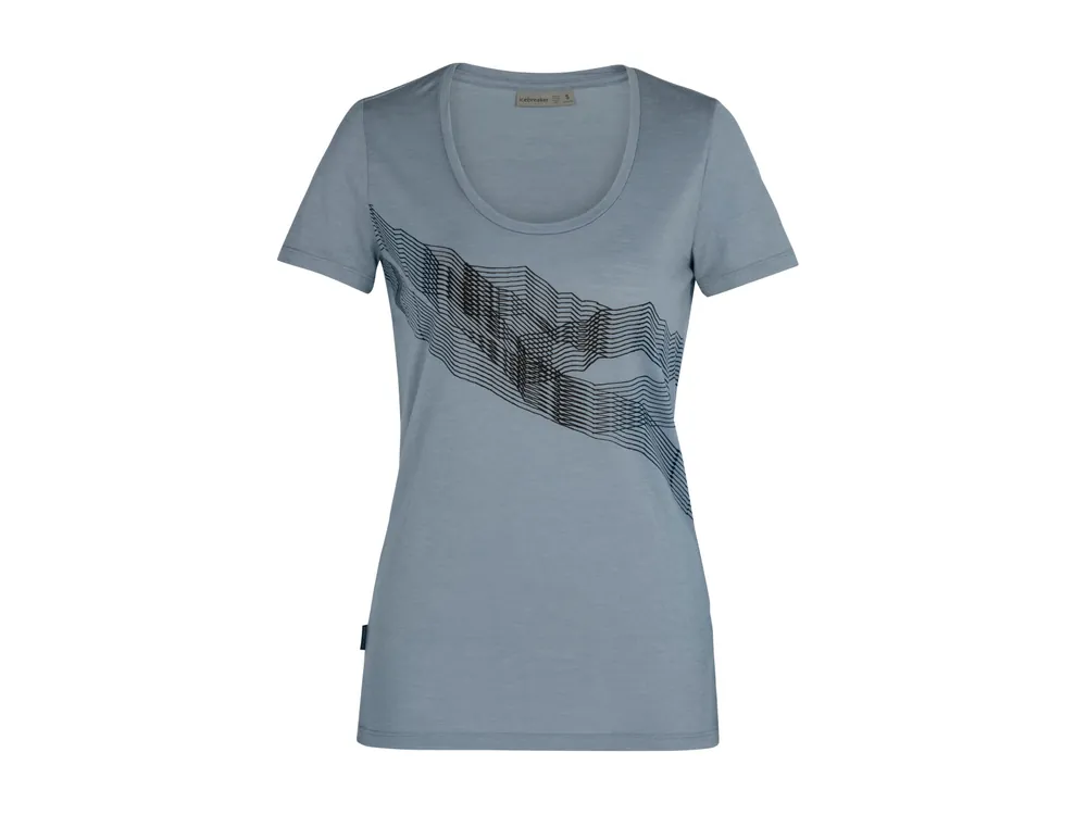 Akce Icebreaker Wmns Tech Lite SS Scoop St Anton Gravel dámské tričko