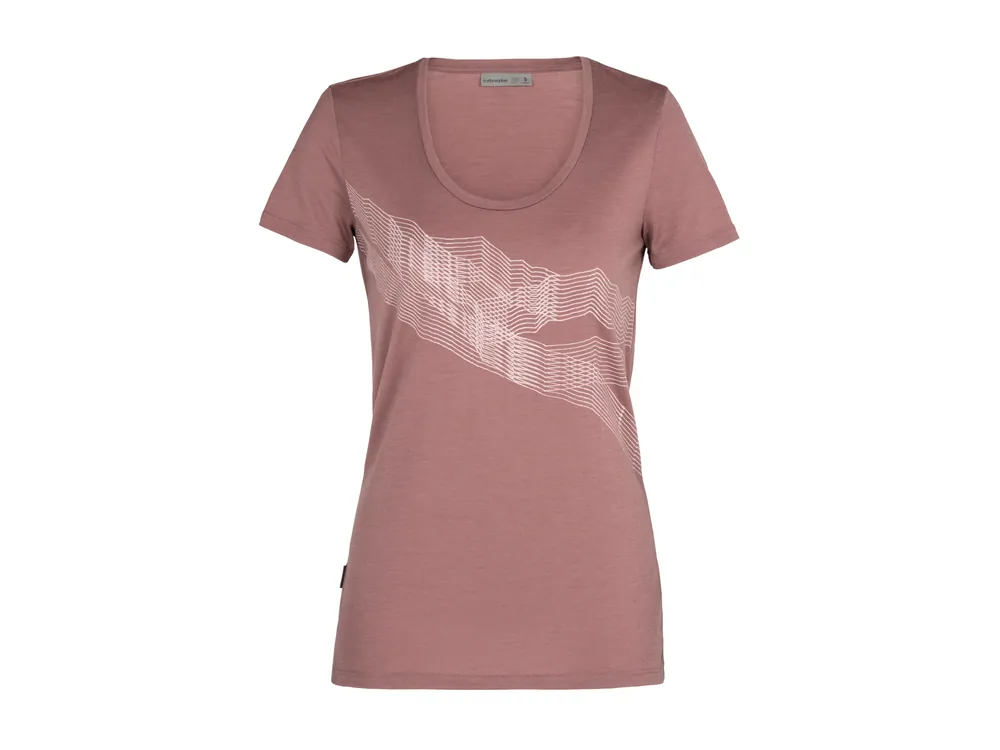 Pouze Dnes Icebreaker Wmns Tech Lite SS Scoop St Anton Suede dámské tričko