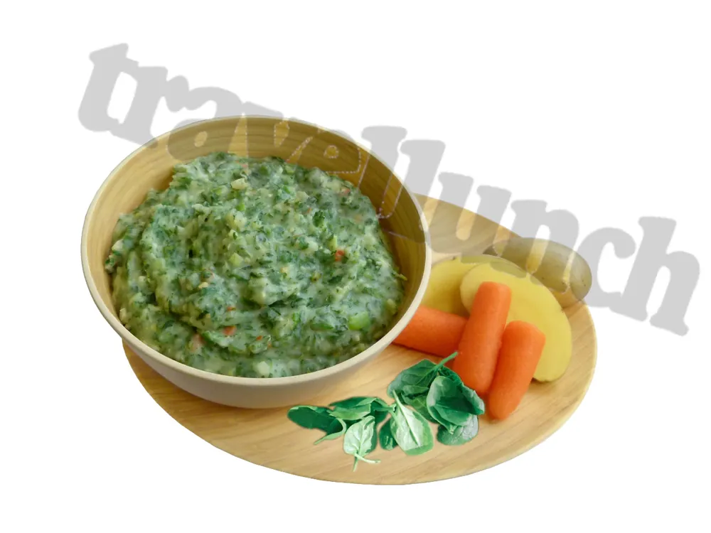 Pouze Dnes Travellunch Šťouchané brambory se špenátem Single - vegetariánské
