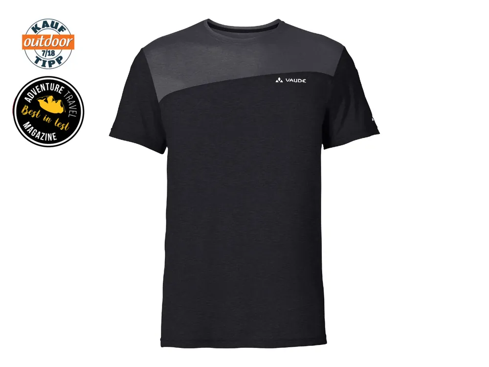 Kup Teď Vaude Men‘s Sveit T-Shirt black/black pánské funkční tričko