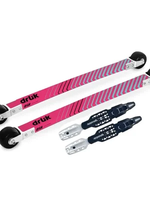 Drlik Classic Composite 3.0 + Rottefella Rollerski kolečkové lyže růžová 38-40 Nejlepší Volba
