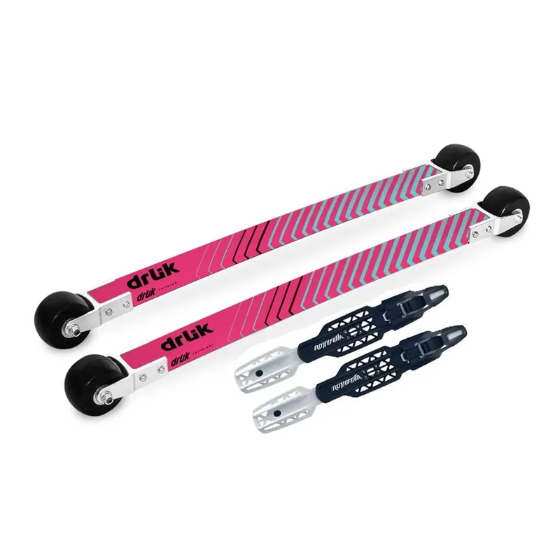 Drlik Classic Composite 3.0 + Rottefella Rollerski kolečkové lyže růžová 38-40 Nejlepší Volba