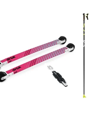 Expresní Doručení Drlik Classic Composite 3.0 Set kolečkové lyže růžová 145cm