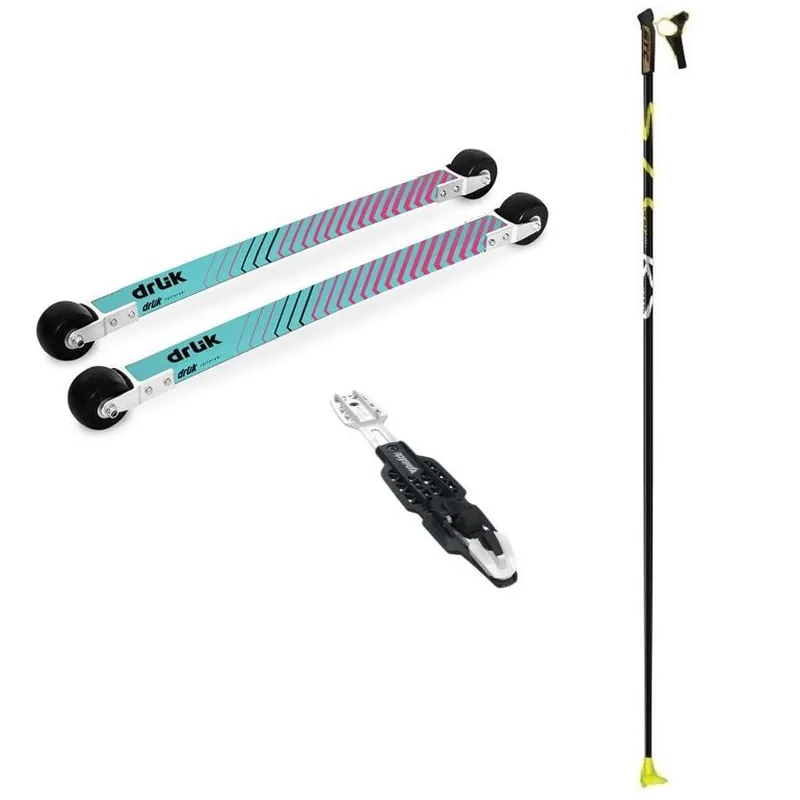 Objednat Nyní Drlik Classic Composite 3.0 Set kolečkové lyže tyrkys 155cm