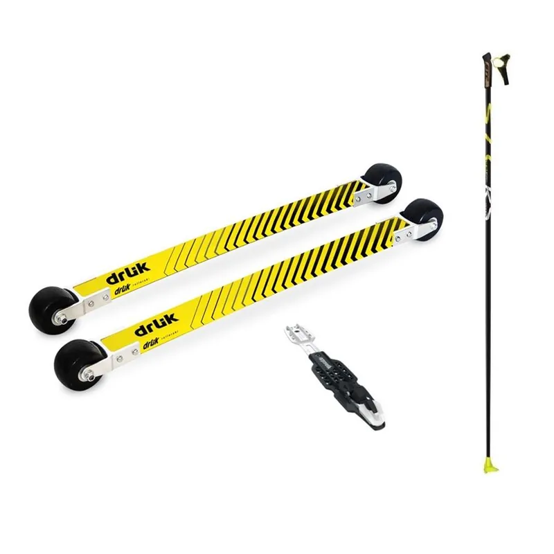 Drlik Classic Composite 3.0 Set kolečkové lyže žlutá 145cm Poslední Šance