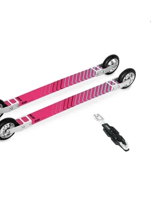 Drlik Skate Composite 3.0 Set kolečkové lyže růžová 150cm Ověřený