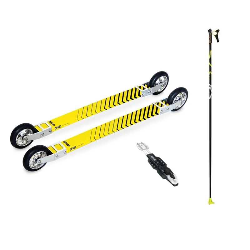 Drlik Skate Composite 3.0 Set kolečkové lyže žlutá 145cm Cenově Výhodný
