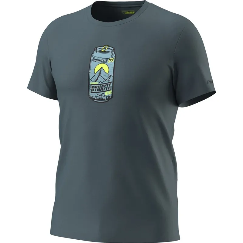 Dynafit Graphic CO M S/S Tee pánské triko cinder BEER CAN XXL Jen Po Omezenou Doba