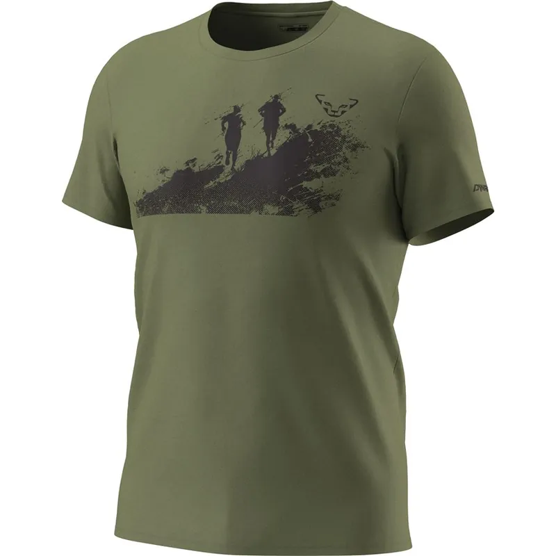 Výprodej Dynafit Graphic CO M S/S Tee pánské triko military green RUNNERS M