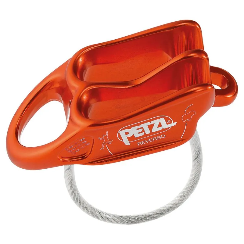 Petzl Reverso - jistítko červenooranžová Nejlepší Volba