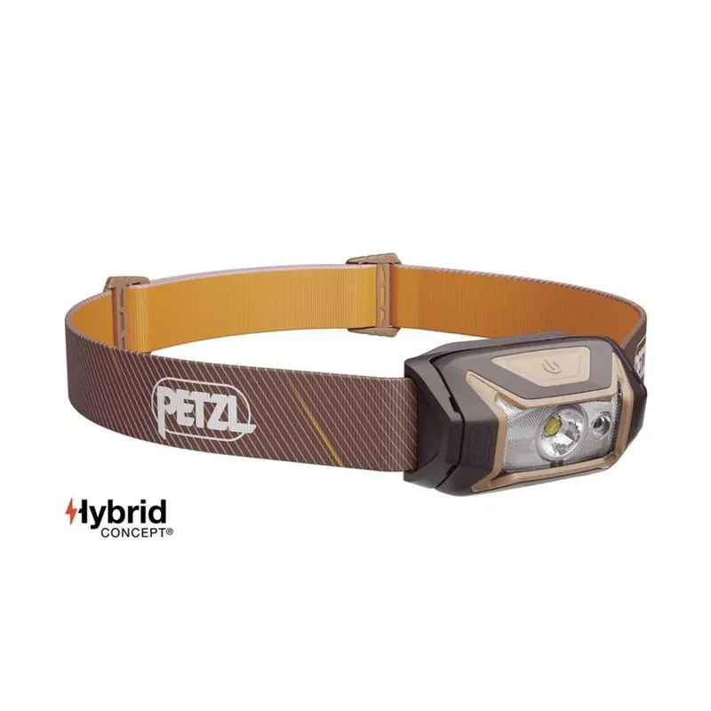 Petzl Tikka 2025 čelovka s červeným světlem hnědá Aktuální