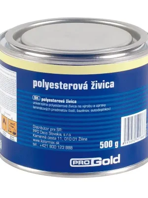 Pryskyřice POLYESTER 0,5 Kg Ihned K Objednání