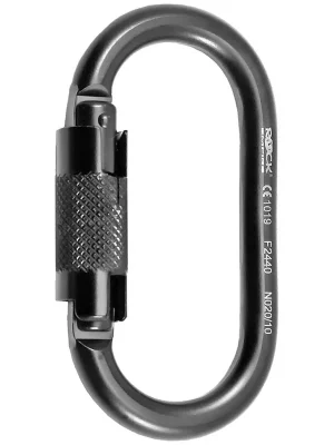 Rock Empire Steel O KL-2T ocelová Twist lock karabina Černá Aktuální