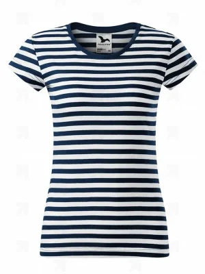 Sailor pruhované dámské triko krátký rukáv navy blue L Aktuální