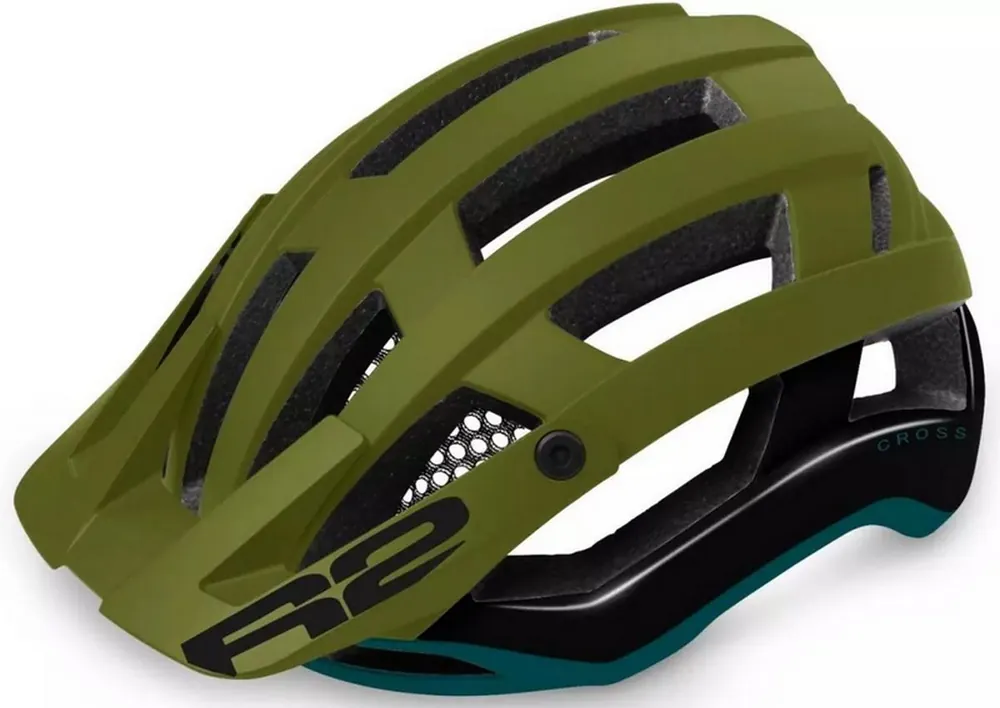 Cyklistická helma R2 Cross green Speciální Cena