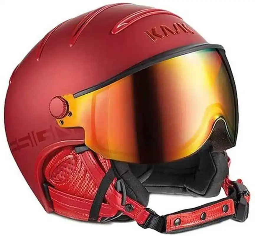 Super Cena Lyžařská helma se štítem Kask Class Shadow ruby