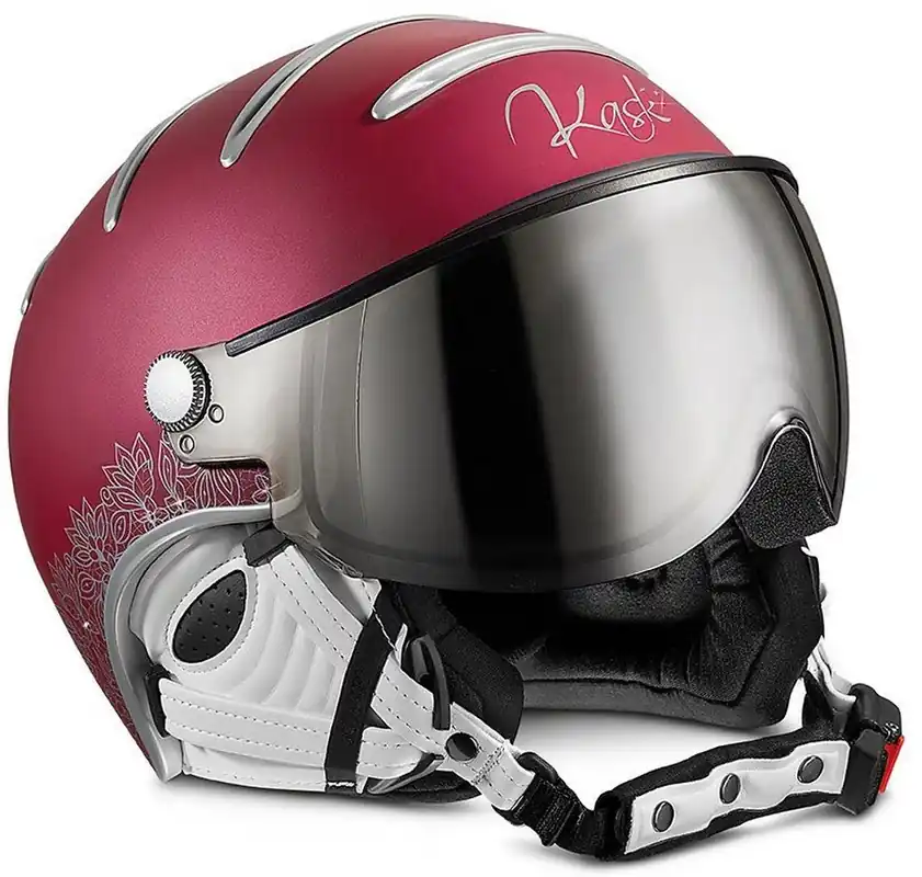 Lyžařská helma se štítem Kask Elite Pizzo W cherry Aktuální